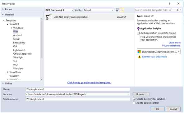 Empty Web Application